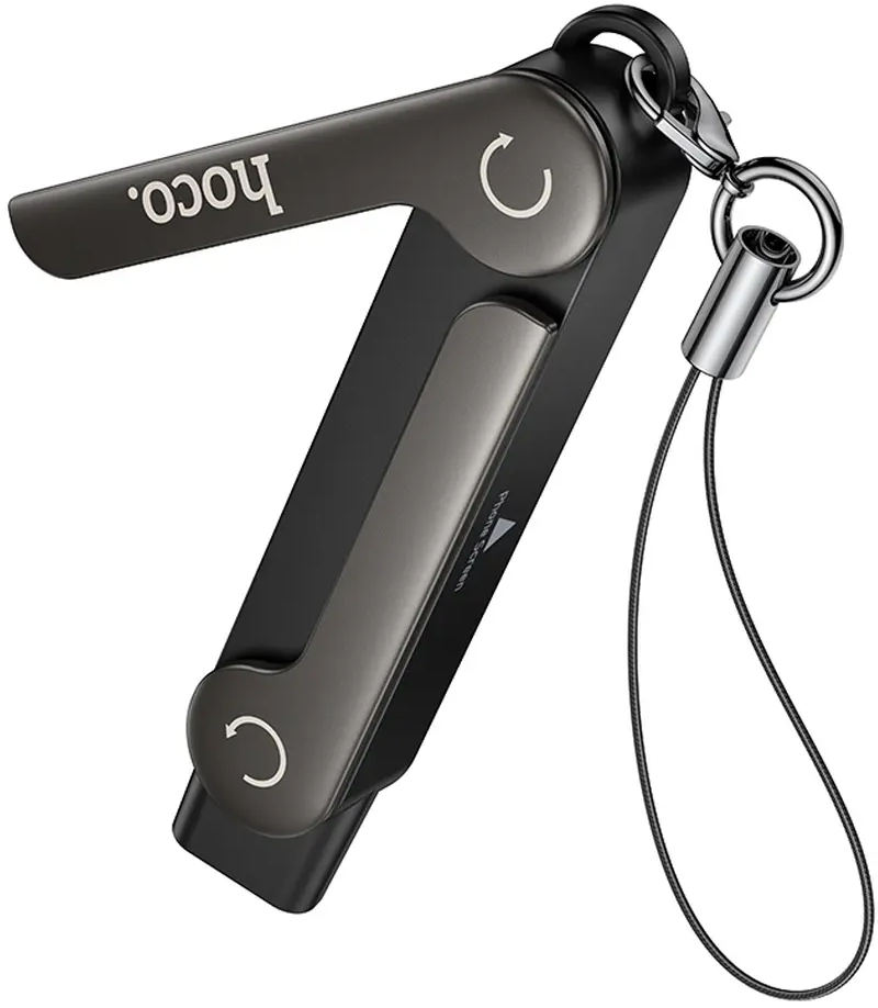 Adaptador de Datos y Carga USB-C - USB-C HOCO UA47A, Negro