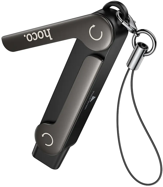 Adaptador de Datos y Carga USB-C - USB-C HOCO UA47A, Negro
