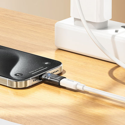 Adaptador de Datos y Carga Lightning - USB-C HOCO UA36D, Negro