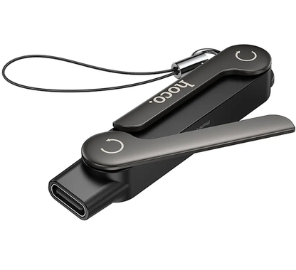 Adaptador de Datos y Carga USB-C - USB-C HOCO UA47A, Negro
