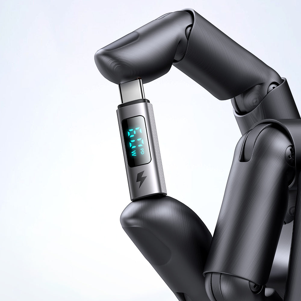 Lightning Data and Charging Adapter - USB-C McDodo OT-5990 Wales Display, Black