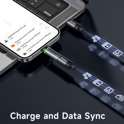 Adaptador de Datos y Carga Lightning - USB-C McDodo OT-6010 Power Off, Negro