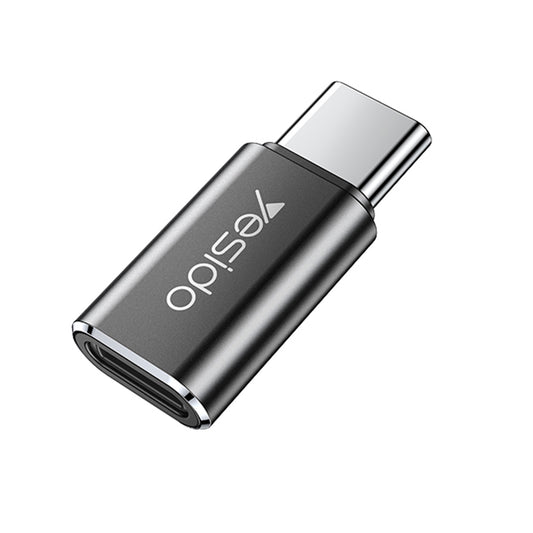 Adaptador de Datos y Carga Lightning - USB-C Yesido GS22, Gris