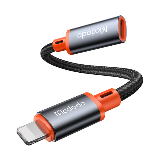 Adaptador de Datos y Carga USB-C - Lightning McDodo CA-1440, Negro