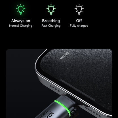 Adaptador de Datos y Carga USB-C - Lightning McDodo OT-2590 Power Off, Negro