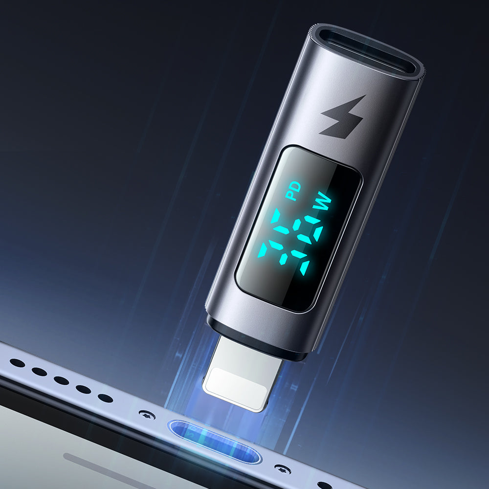 USB-C to Lightning Data and Charging Adapter McDodo OT-6100 Wales Display, Black