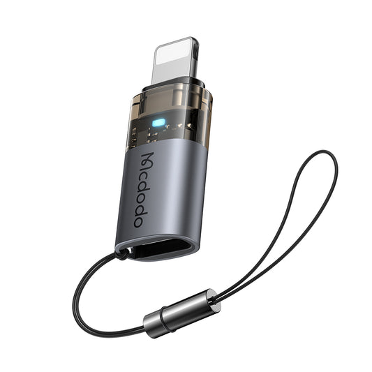 Adaptador de Datos y Carga USB-C - Lightning McDodo OT-7630, Negro