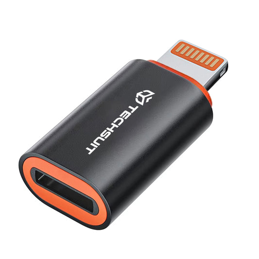 Adaptador de Datos y Carga USB-C - Lightning Techsuit A3 HyperPort, Negro Naranja