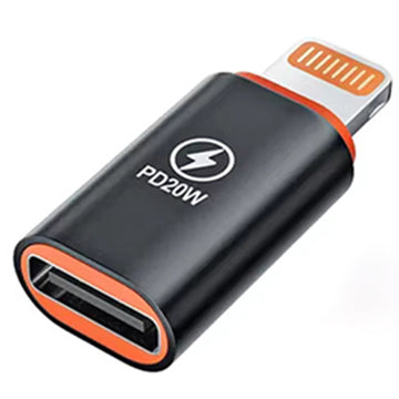 Adaptador de Datos y Carga USB-C - Lightning Techsuit A3 HyperPort, Negro Naranja
