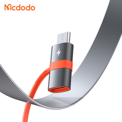 Adaptador de Datos y Carga USB-C - microUSB McDodo OT-3820, Gris