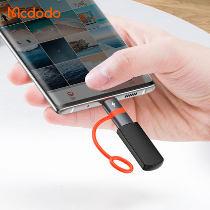 Adaptador de Datos y Carga USB-C - microUSB McDodo OT-3820, Gris