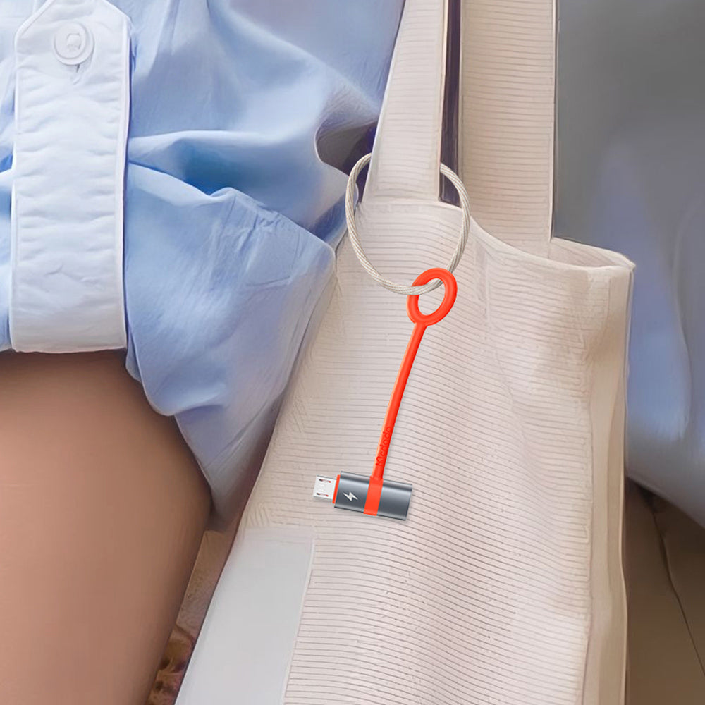 Adaptador de Datos y Carga USB-C - microUSB McDodo OT-3820, Gris