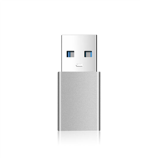 Adaptador de Datos y Carga USB-C - USB-A Fixed, Gris