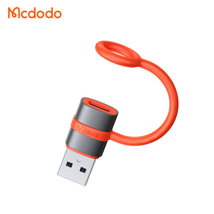 Adaptador de Datos y Carga USB-C - USB-A McDodo OT-3800, Gris