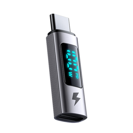 Adaptador de Datos y Carga USB-C - USB-C McDodo OT-6090 Wales Display, Negro