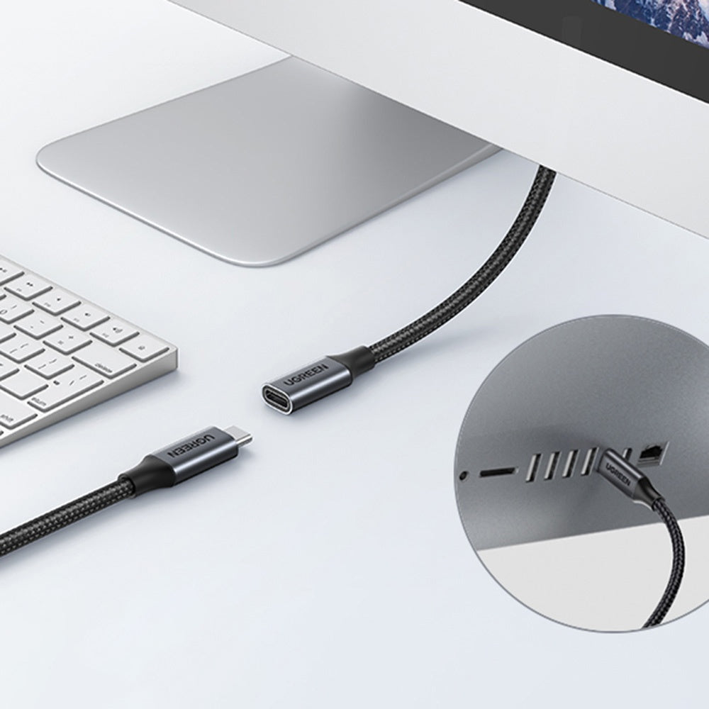 Extensor USB-C UGREEN US372 (45191), 1m, Negro