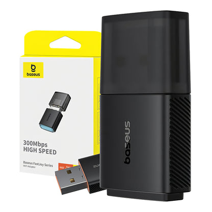 Adaptador inalámbrico Baseus FastJoy, doble banda, 300 Mbps, negro B01317600111-03 