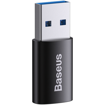 Baseus Ingenuity Adaptador de carga y datos USB-C - USB-A USB-C, negro ZJJJQ00010101 