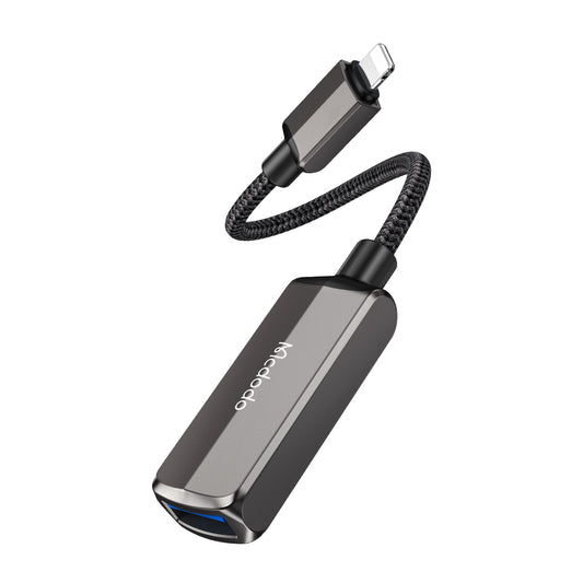 Adaptador OTG Lightning - USB-A McDodo CA-2690, Gris