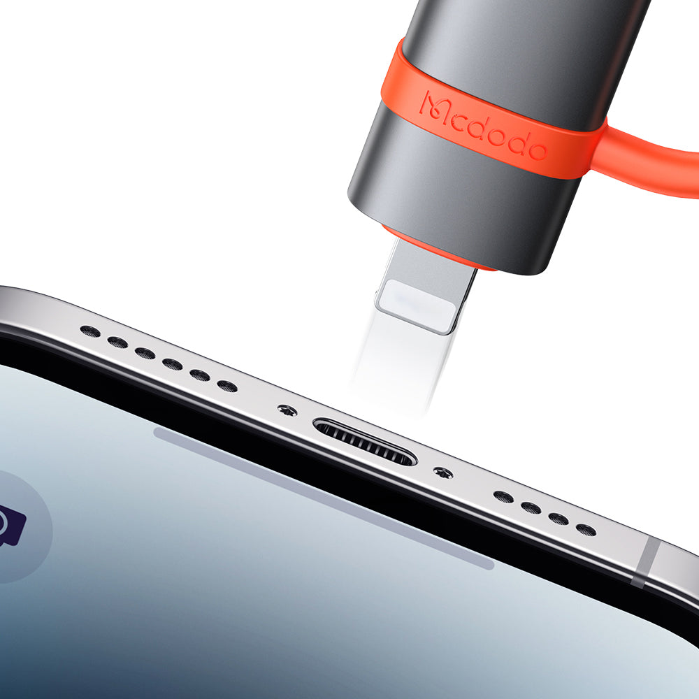 Adaptador OTG Lightning - USB-A McDodo OT-2600, Gris