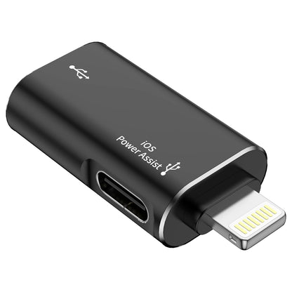 Adaptador OTG Lightning - USB-A Techsuit A18 AluVoltX, Negro