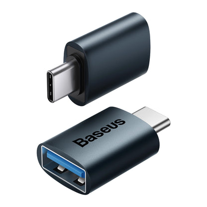 Baseus Ingenuity Adaptador OTG de USB-C a USB-A, Azul ZJJQ000003 