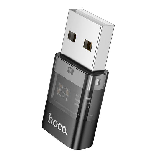 Adaptador de Datos y Carga USB-C - USB-A HOCO UA36C, Negro