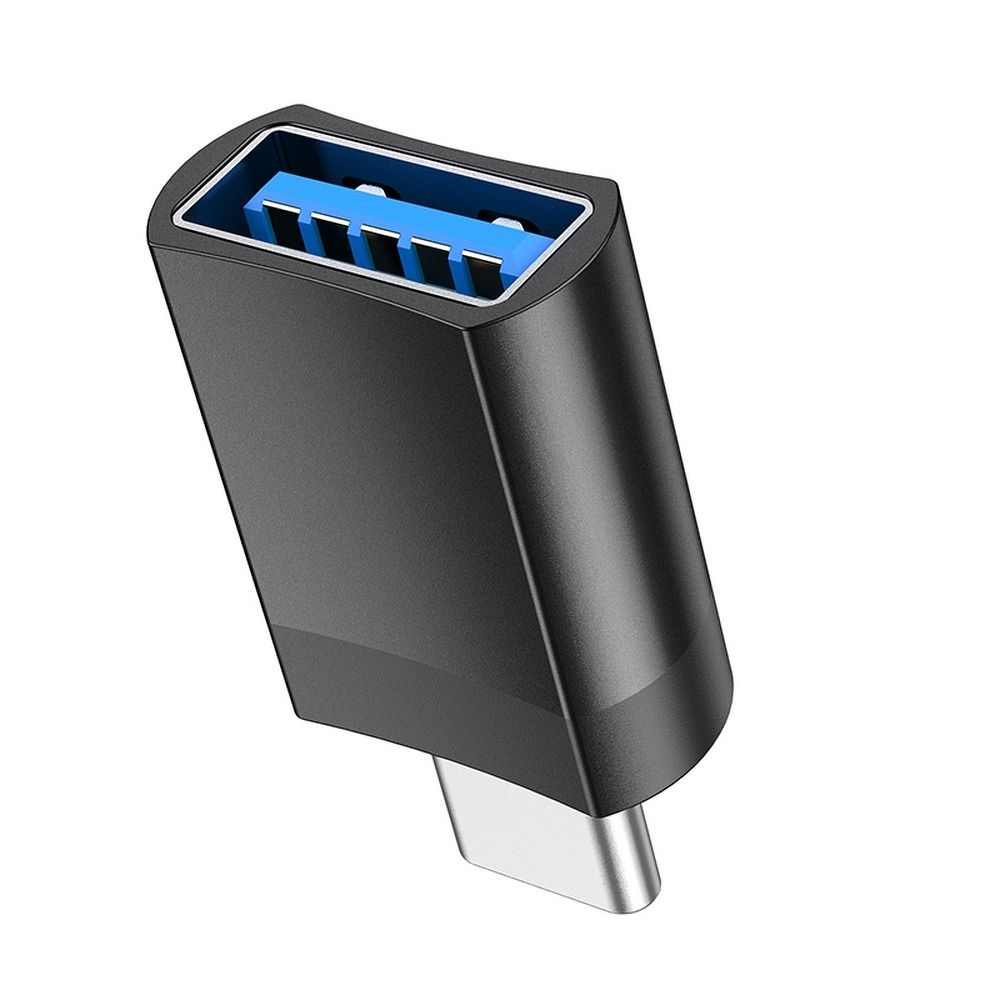 HOCO UA17 Adaptador OTG de USB-C a USB-A, negro 