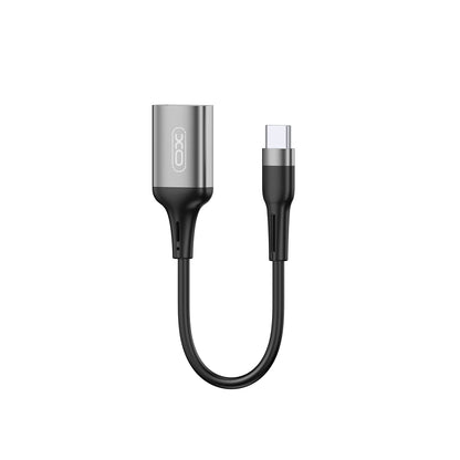 Adaptador OTG USB-C - USB-A XO Design NB201, Negro