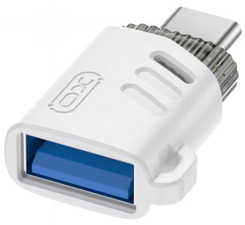 Adaptador OTG USB-C - USB-A XO Design NB256B, Blanco