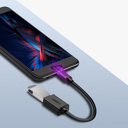 Adaptador USB-C a USB-A OTG UGREEN US154, Negro 