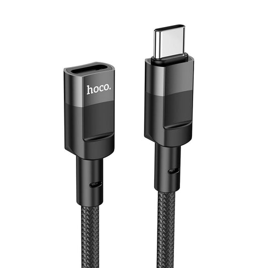 Adaptador de Datos y Carga USB-C - USB-C HOCO U107, 1.2m, Negro