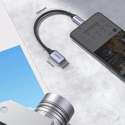 Adaptador OTG USB-C - USB-A UGREEN US378 (70889), Gris