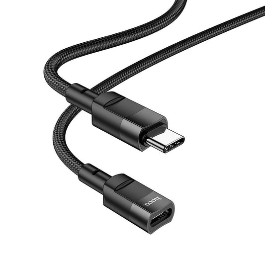 Adaptador de Datos y Carga USB-C - USB-C HOCO U107, 1.2m, Negro