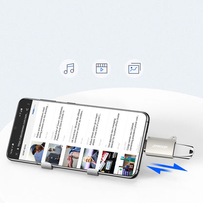 OTG USB-C to USB-A Adapter Joyroom S-H151, Silver