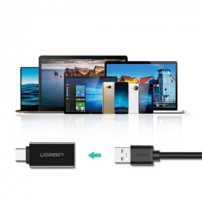 Adaptador OTG USB-C - USB-A UGREEN US173, Negro