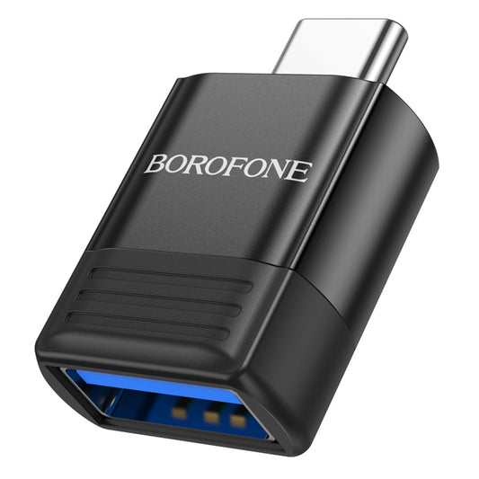 Adaptador OTG USB-C - USB-A Borofone BV18, Negro
