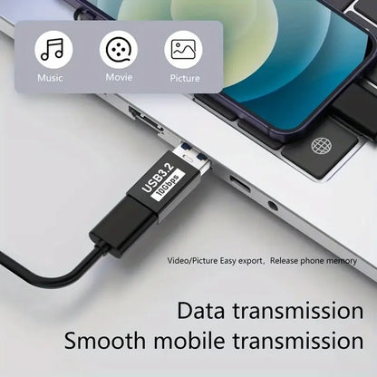 Adaptador OTG USB-C - USB-A Techsuit A14 AluCoreX, Negro