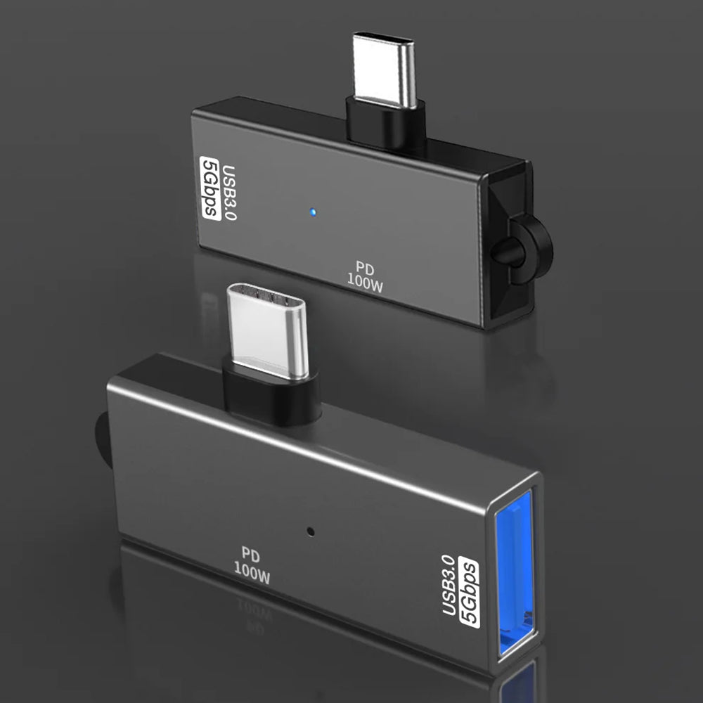 Adaptador OTG USB-C - USB-A Techsuit A21, Gris