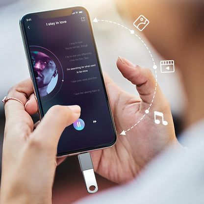 Adaptador OTG USB-C - USB-A Techsuit A8 SlateVolt, Gris