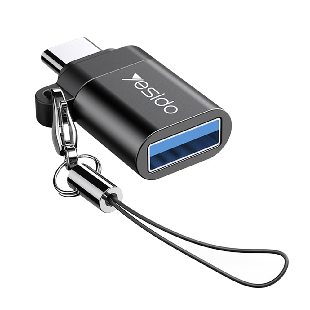 Adaptador OTG USB-C - USB-A Yesido GS06, Negro