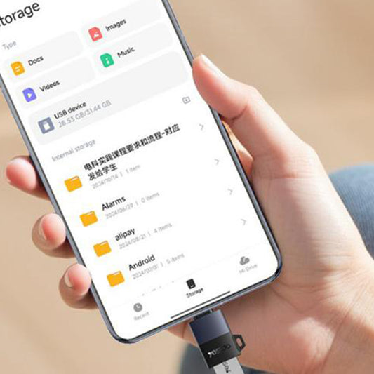 Adaptador OTG USB-C - USB-A Yesido GS31, Gris