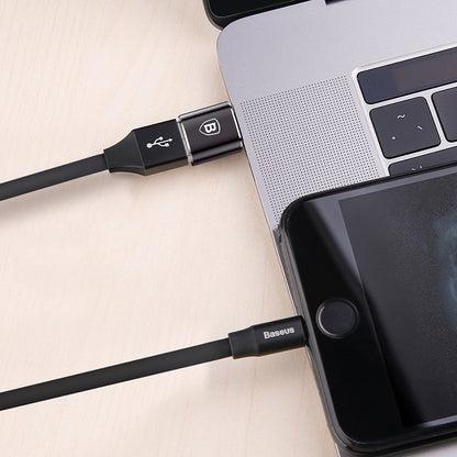 Adaptador OTG USB-C a USB-A Baseus, negro CATOTG-01