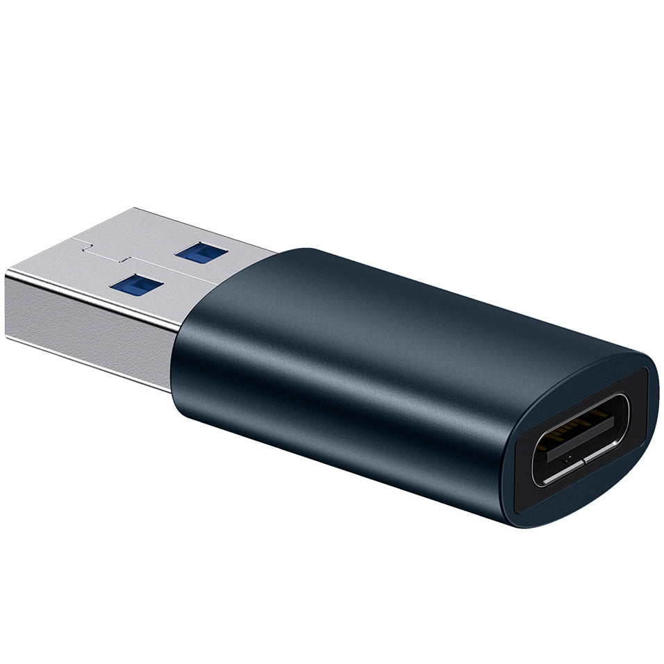 Baseus Ingenuity Adaptador de carga y datos USB-C - USB-A, Azul ZJJJQ000103