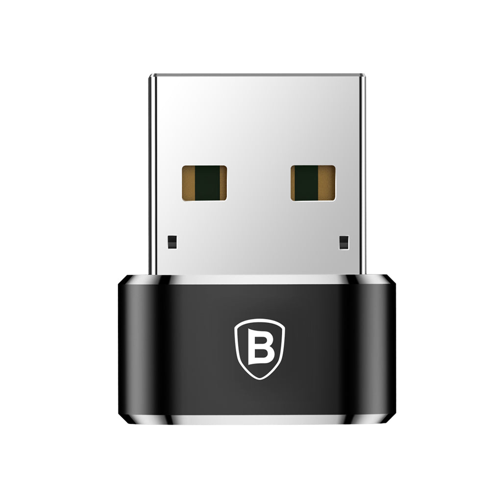 Adaptador de carga y datos USB-C a USB-A Baseus USB-C a USB-A, negro CAAOTG-01 CAAOTG-01