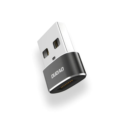 Adaptador de carga y datos USB-C a USB-A Dudao L16AC, negro