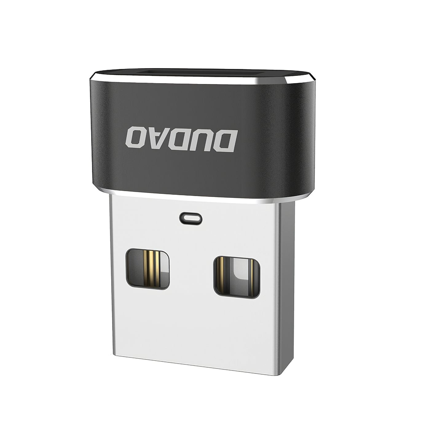 Adaptador de carga y datos USB-C a USB-A Dudao L16AC, negro