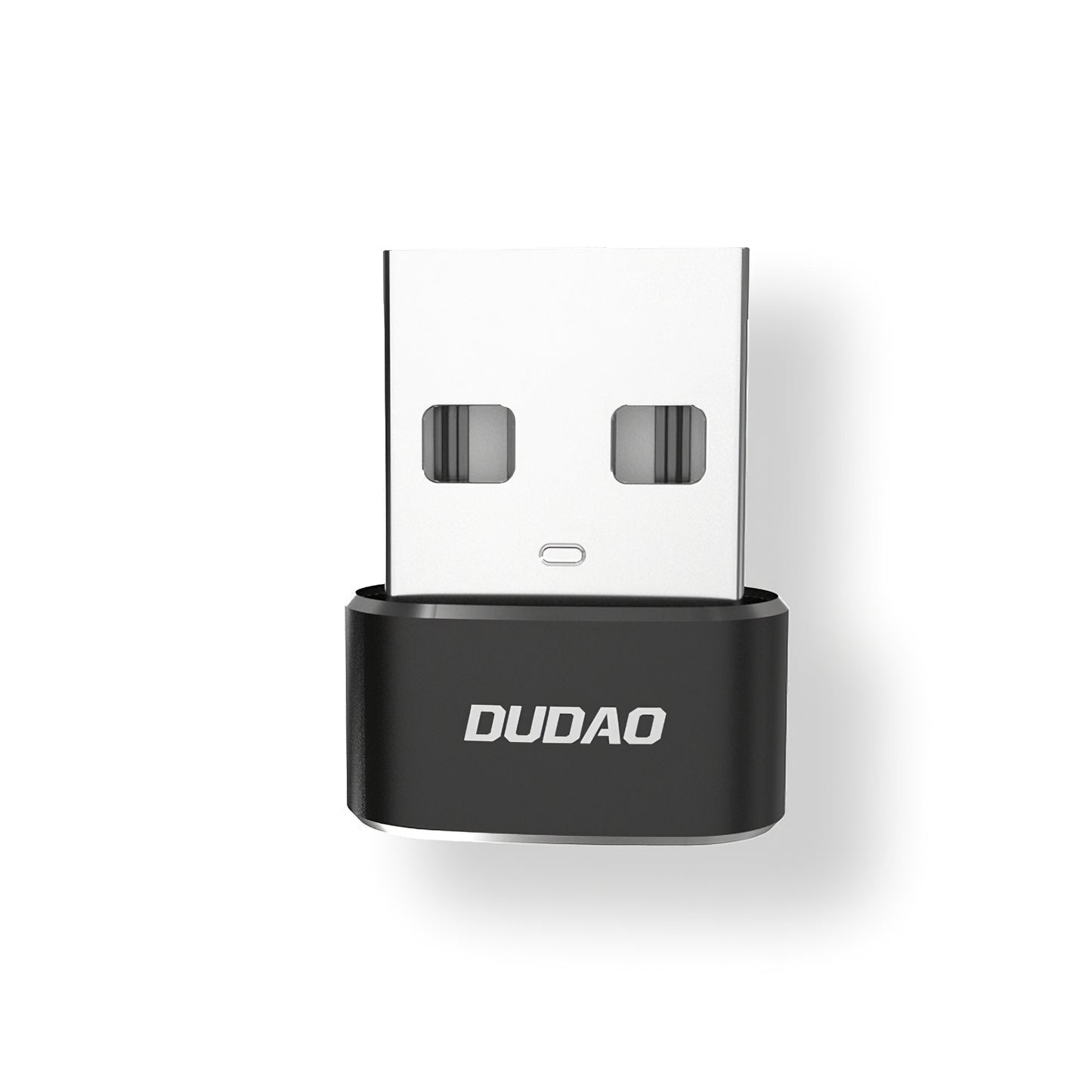 Adaptador de carga y datos USB-C a USB-A Dudao L16AC, negro
