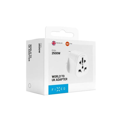 Fixed Network Adapter EU / US / AUS - UK, White