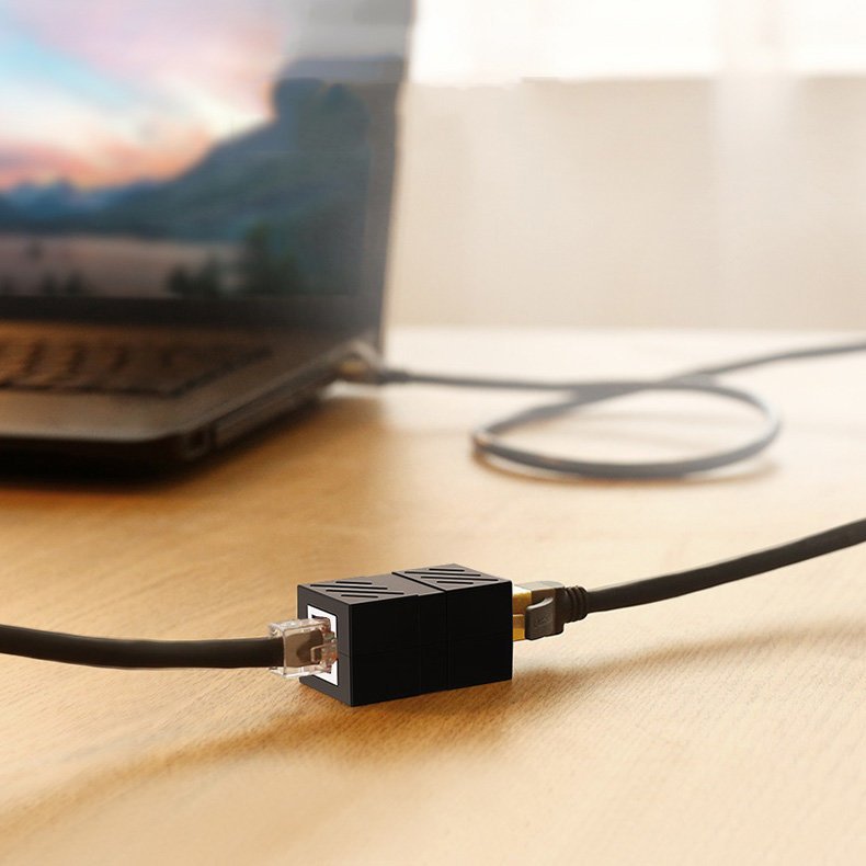 Adaptador de Red UGREEN NW114, RJ45 - RJ45, Negro